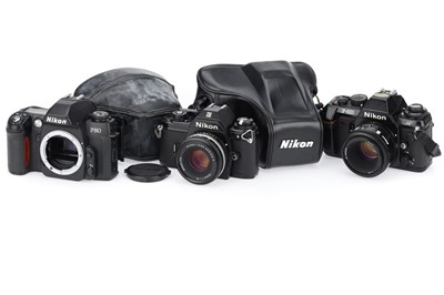 Lot 173 - A Group of Nikon 35mm SLR Cameras