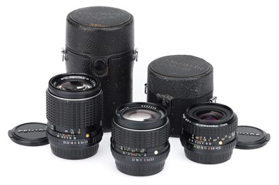 Lot 383 - A Group of SMC Pentax Prime Lenses