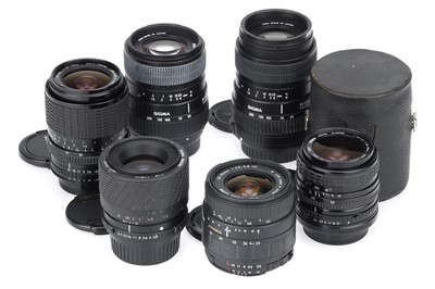 Lot 393 - A Group of Sigma Zoom Lenses