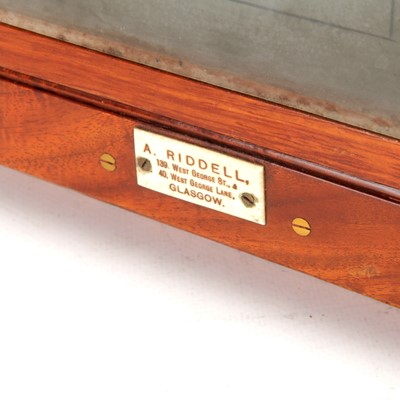 Lot 307 - An A. Riddell Half Plate Mahogany Field Camera