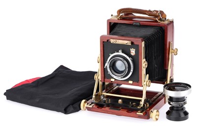 Lot 539 - A Wista Field DX 5x4" Cherrywood Camera