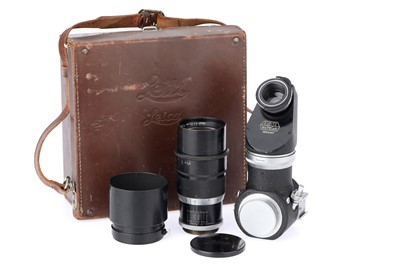 Lot 37 - A Leitz Visoflex and Telyt Lens