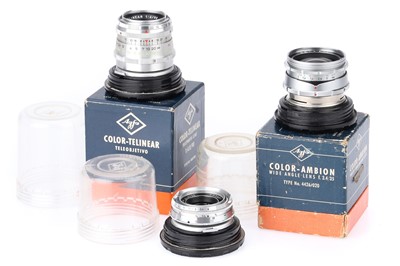 Lot 363 - A Group of Agfa Color Lenses
