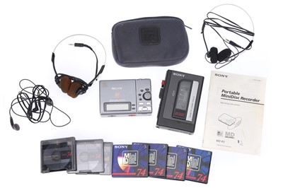 Lot 734 - A Pair of Sony Walkman Portable Music Players