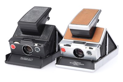 Lot 354 - A Pair of Polaroid SX-70 Instant Film Cameras