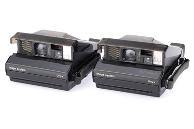 Lot 355 - A Pair of Polaroid Onyx Instant Film Cameras