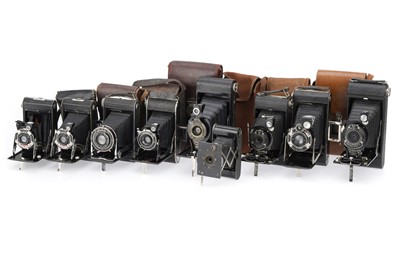 Lot 332 - A Selection of Folding Vest Pocket Cameras
