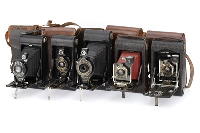 Lot 335 - A Selection of Folding Vest Pocket Cameras