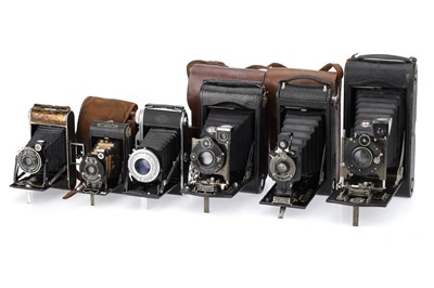 Lot 336 - A Selection of Folding Vest Pocket Cameras