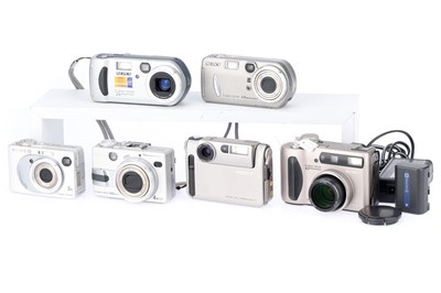 Lot 216 - A Group of Sony Compact Digital Cameras