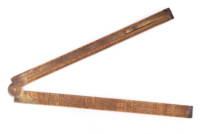 Lot 708 - Early & Unusual Coggeshal Rule