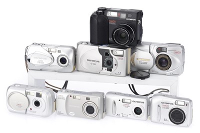 Lot 221 - A Group of Olympus Compact Digital Cameras