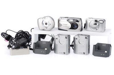 Lot 210 - A Group of Fujifilm Compact Digital Cameras
