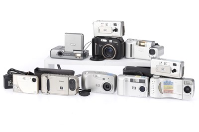 Lot 214 - A Selection of Compact Digital Cameras