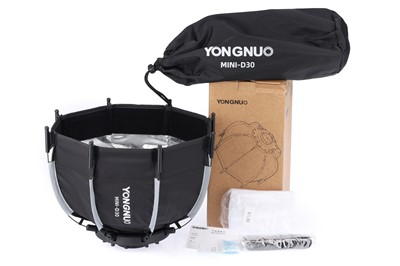 Lot 508 - A Yongnuo Mini D-30 30cm Mini Bowens Mount Softbox