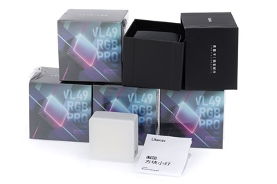 Lot 570 - Five (5) Ulanzi VL49 RGB Pro LT001 LED Camera Lights