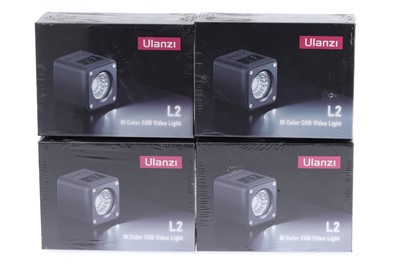 Lot 519 - Four (4) Ulanzi L2 Bi Color COB LED Video Lights