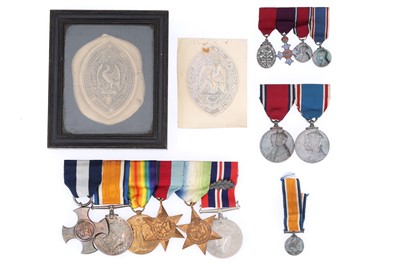 Lot 735 - Collection of WWI & WWII Medals & Minatures