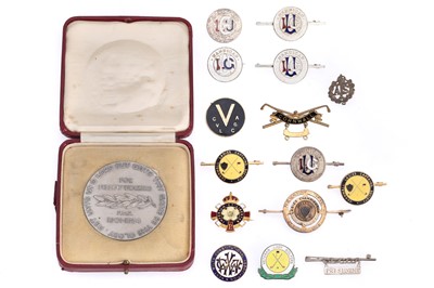 Lot 736 - A Collection of Sports Badges