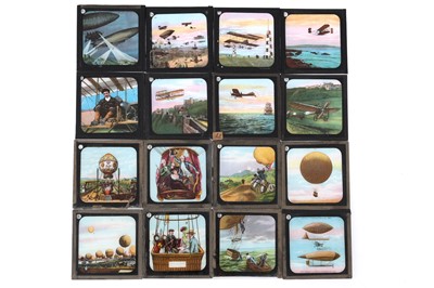 Lot 593 - Magic Lantern Slides, Conquest of the Air