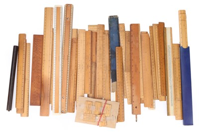 Lot 706 - Large Collection of Rulers