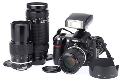 Lot 527 - A Nikon D80 Digital SLR Camera Outfit