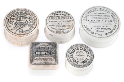 Lot 627 - Collection of Chemists Ceramic Pots