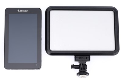 Lot 523 - A Small 4K Monitor and LED Light Panel