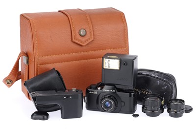 Lot 326 - A Pentax auto110 Camera Outfit
