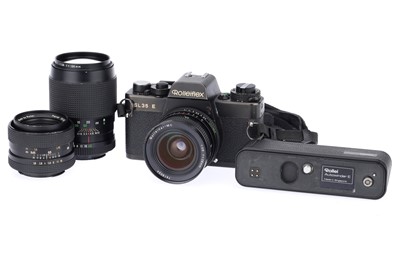 Lot 138 - A Rolleiflex SL35 E 35mm SLR Camera Outfit