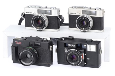 Lot 136 - A Group of Konica Compact Cameras