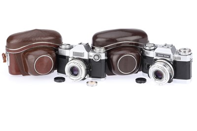 Lot 128 - A Pair of Zeiss Ikon SLR Cameras