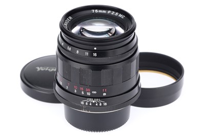 Lot 456 - A Voigtlander Color-Heliar f/2.5 75mm Lens