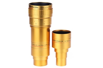 Lot 469 - A Pair of Schneider-Kreuznach Cinelux Lenses