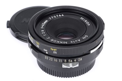 Lot 451 - A Nikon GN Nikkor-C f/2.8 45mm Pancake Lens