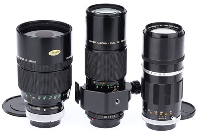 Lot 428 - A Group of Canon Telephoto Lenses