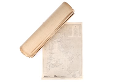 Lot 727 - Collection of Naval Navigation Maps of The Scotish coast and Islands