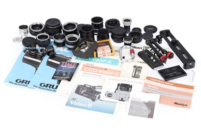 Lot 494 - @ A Collection of Teleconverters, Lenses and Accessories