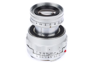 Lot 19 - A Leitz Wetzlar Elmar Collapsible f/4 9cm Lens