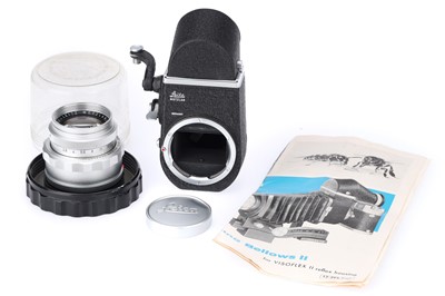 Lot 20 - A Leitz Wetzlar Elmarit f/2.8 90mm Lens and Visoflex Housing, 