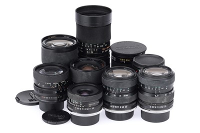 Lot 437 - A Selection of Tamron Adaptall 1 / 2 Camera Lenses