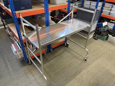 Lot 562 - @ An Aluminium Folding Deck Platform