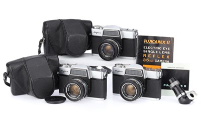 Lot 111 - A Group of Fujicarex II 35mm Cameras
