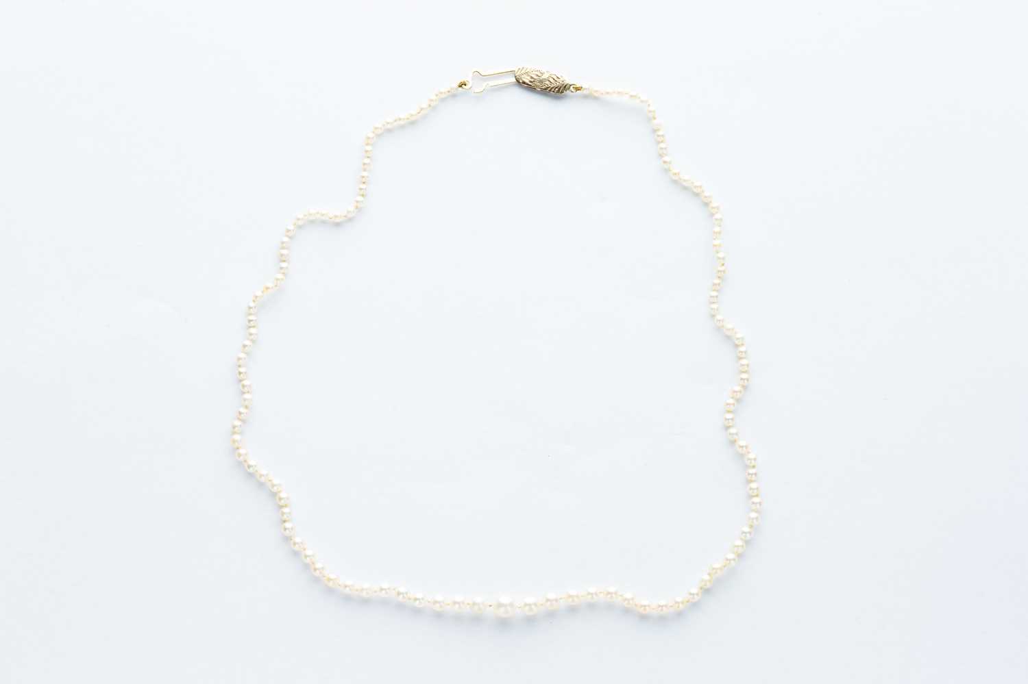 Lot 80 - A Single String Cultured Pearl Necklace