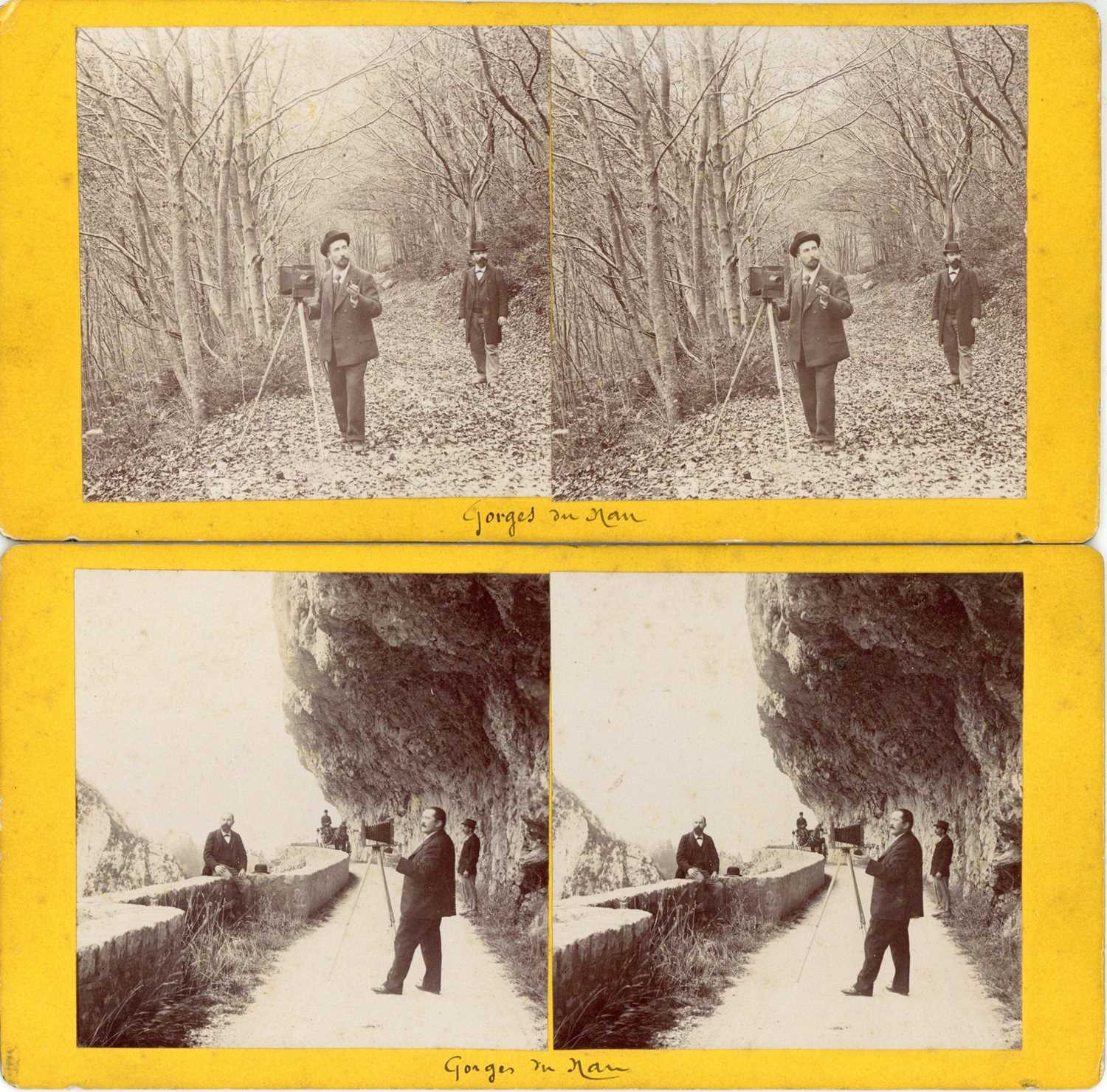 Lot 7 - Two Stereoviews of Photographers
