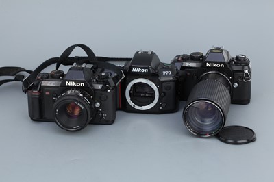 Lot 228 - A Collection of Nikon SLRs