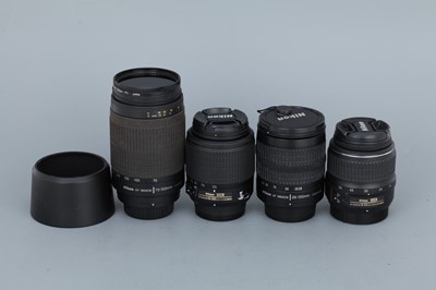 Lot 229 - A Collection of Nikon AF Lenses