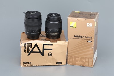 Lot 229 - A Collection of Nikon AF Lenses