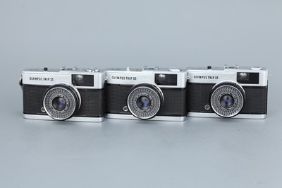 Lot 250 - Three Olympus Trip 35 Compact Cameras