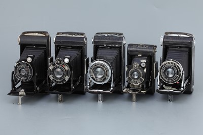 Lot 450 - Five Kodak Folding Cameras